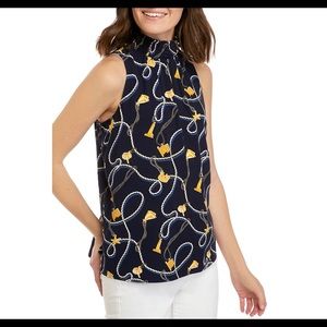 Crown and Ivy high neck sleeves shirt